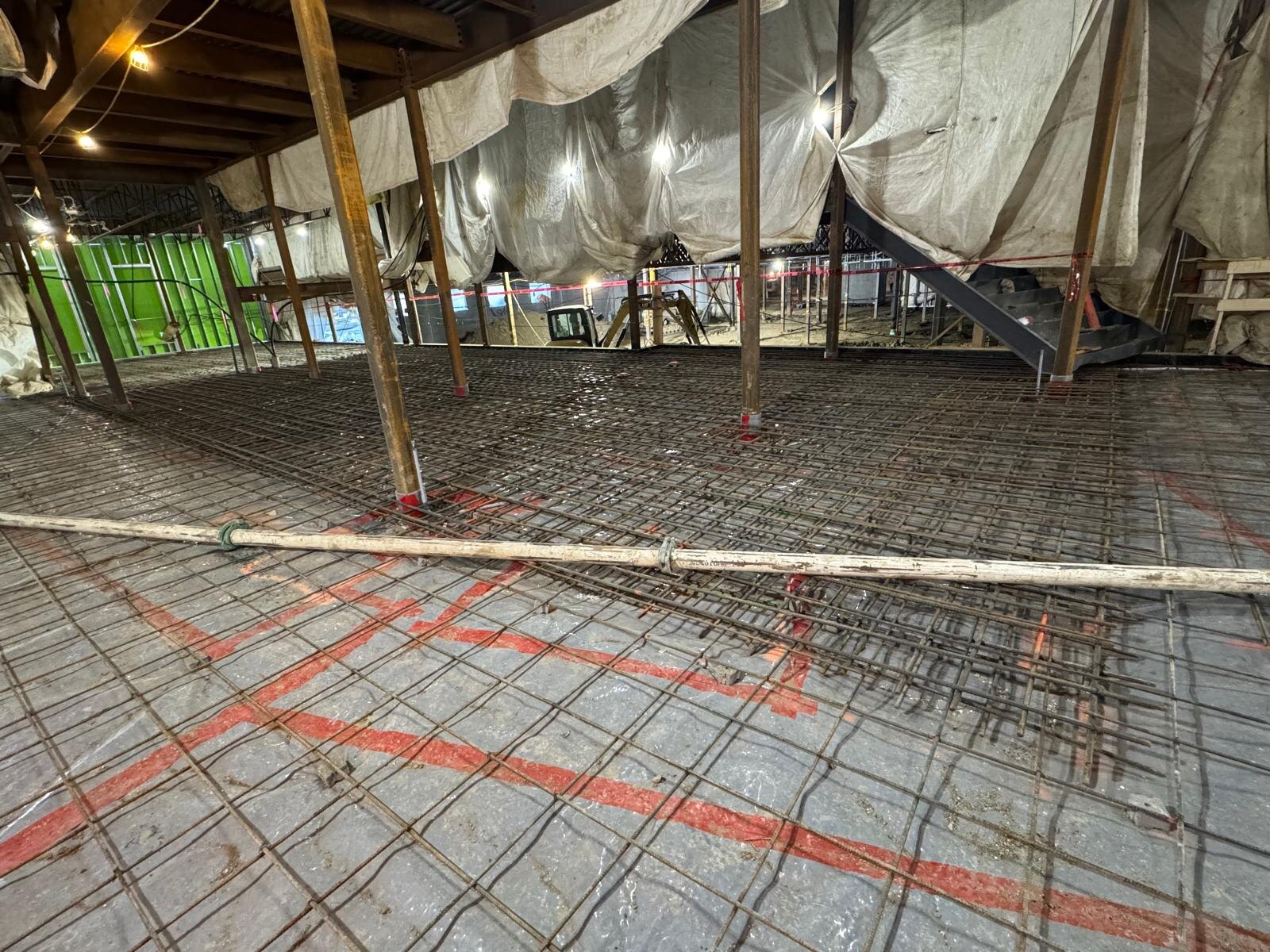 Concrete finishing work by Diamond Concrete Works Ltd.