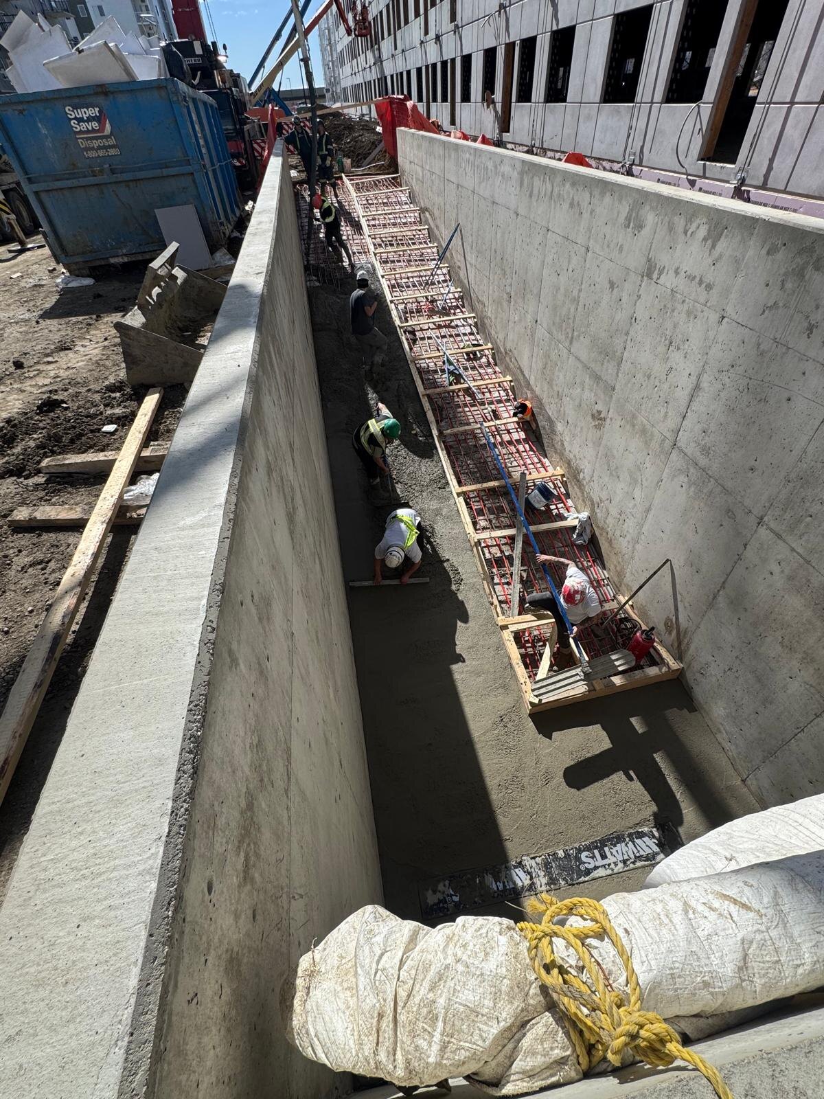 Exterior concrete work by Diamond Concrete Works Ltd.